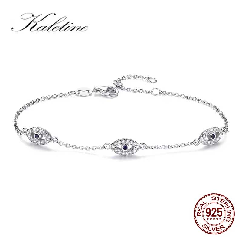 Evil Eye Bracelet - KALETINE Charm Evil Eye สร้อยข้อมือผู้หญิง 925