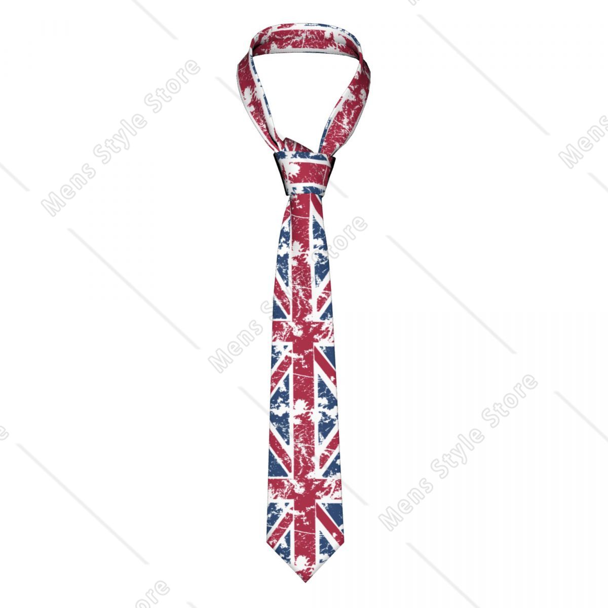 Women'S Accessories Uk - เนคไทลายธงชาติอังกฤษ สำหรับผู้ชายและผู้หญิง ผ้าไหมผสมโพลีเอสเตอร์ กว้าง 8 ซม.