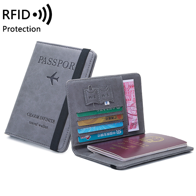 Women'S Accessories Wallet - ที่ใส่หนังสือเดินทางหนัง PU unisex - RFID Blocking