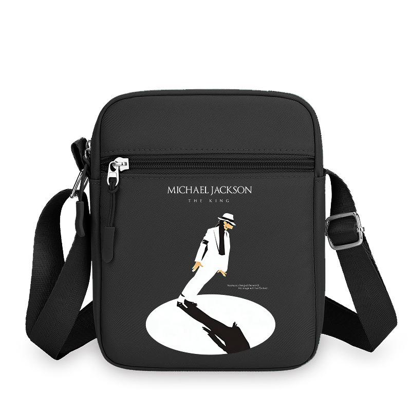 Women Accessories Bag - กระเป๋าใส่โทรศัพท์ลายอนิเมะสำหรับผู้ชายและผู้หญิง MJ กระเป๋าสะพายข้างแฟชั่น Michael Jackson ของขวัญวันเกิด