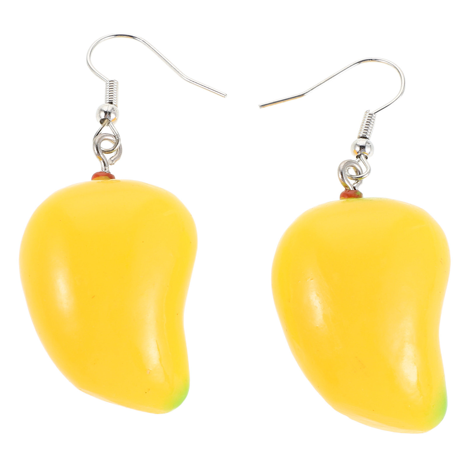Women'S Accessories Mango - ต่างหูห้อยรูปมะม่วง 1 คู่สำหรับผู้หญิง เครื่องประดับจี้ผลไม้ทรอปิคอล ต่างหูแฟชั่นน่ารัก สีเหลือง