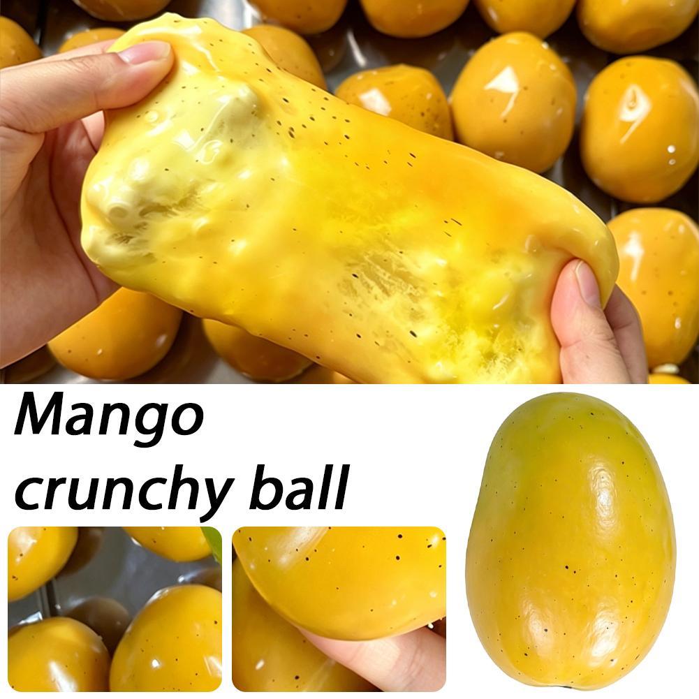 Women'S Accessories Mango - ของเล่นบีบมะม่วงเปลี่ยนสีได้ บรรเทาความเครียด ของเล่น ASMR ของเล่นบีบเพื่อความผ่อนคลาย สำหรับโต๊ะทำงาน