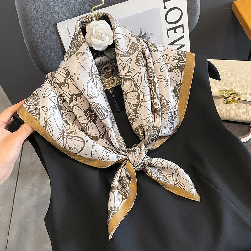 แบรนด์หรู100% ผ้าไหมผ้าพันคอสี - Women Accessories Brands บทวิจารณ์และราคา
