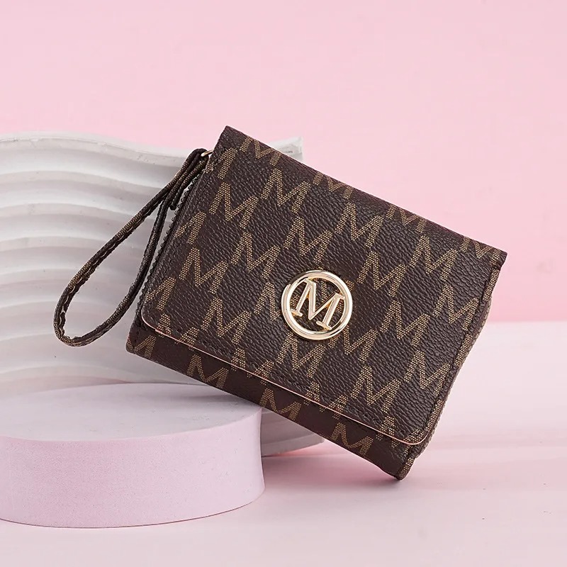 กระเป๋าสตางค์ซิปสามชั้นลายตัวอ - Women Accessories Bag บทวิจารณ์และราคา