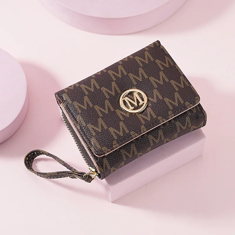กระเป๋าสตางค์ซิปสามชั้นลายตัวอ - Women Accessories Bag บทวิจารณ์และราคา