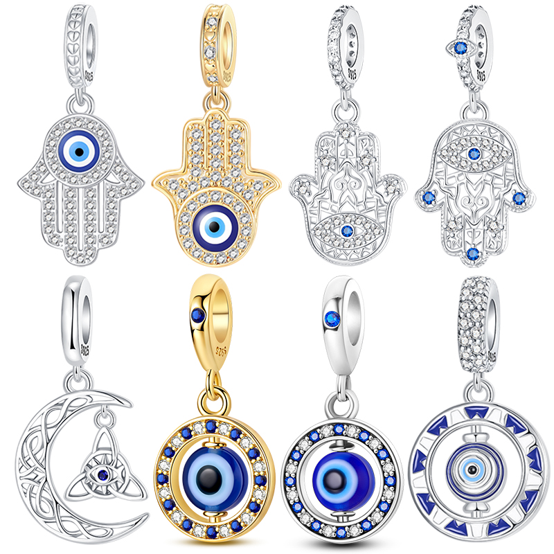 จี้ตาปีศาจและมือฮัมซา เงินแท้  - Evil Eye Bracelet บทวิจารณ์และราคา
