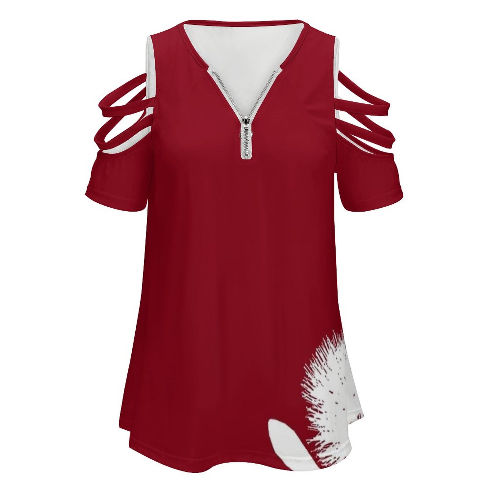 Pohutukawa-สีขาวบนสีแดงผู้หญิง - Women'S Accessories Nz บทวิจารณ์และราคา