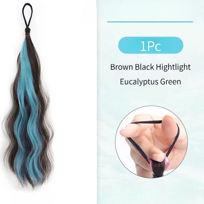 ผมต่อหางม้าสังเคราะห์แบบลอนยาว - Hair Band Elastic บทวิจารณ์และราคา