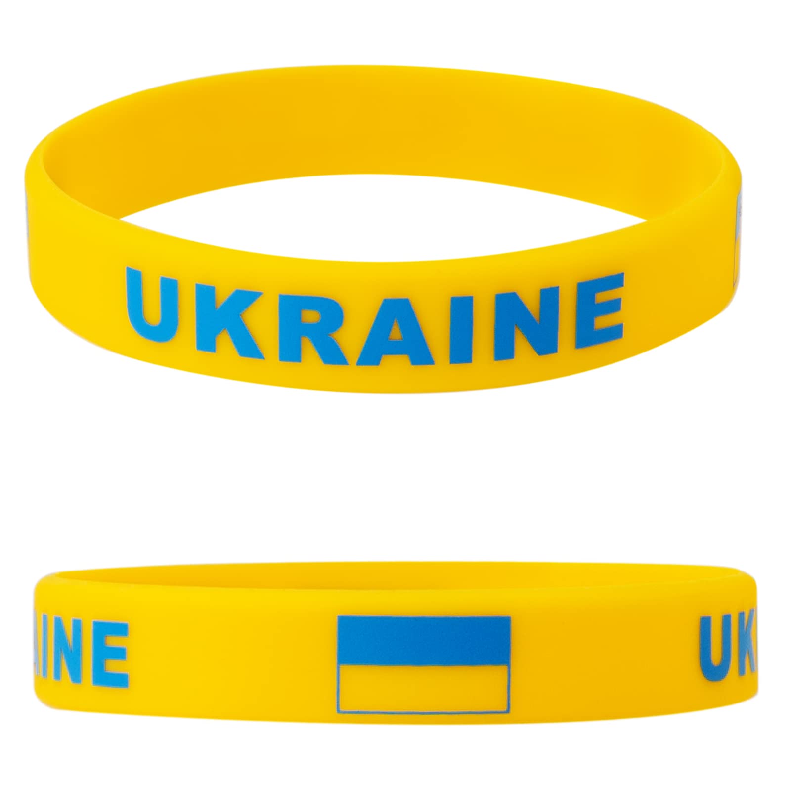 2pcs ยูเครนธงสร้อยข้อมือซิลิโค - Women'S Accessories Uk บทวิจารณ์และราคา