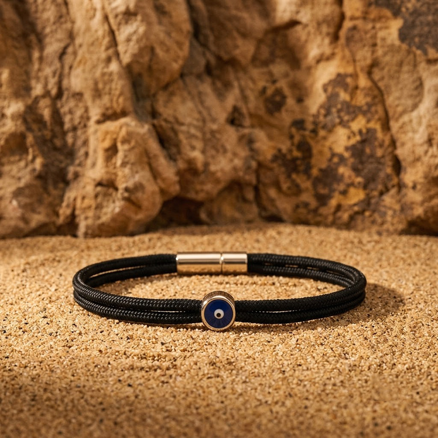 กำไลข้อมือตาปีศาจแบบเรียบง่ายส - Evil Eye Bracelet บทวิจารณ์และราคา