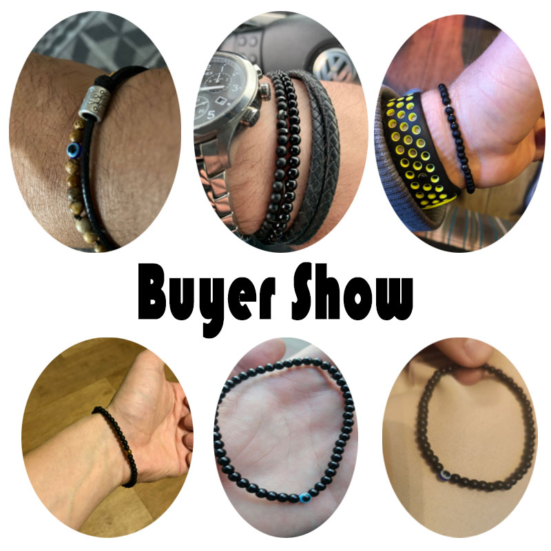 Minimalist มอเตอร์ไซด์สร้อยข้อ - Evil Eye Bracelet บทวิจารณ์และราคา