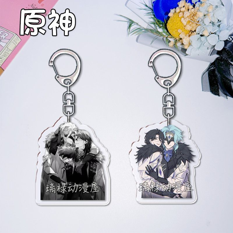 2 ชิ้นเก็นชิน อิมแพ็คพวงกุญแจส - Women Accessories Bag บทวิจารณ์และราคา