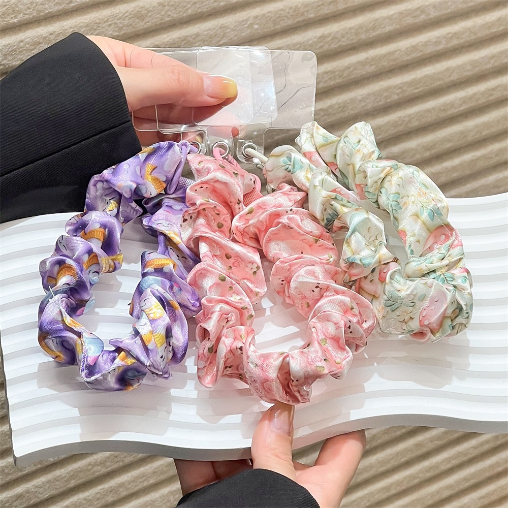 สายคล้องโทรศัพท์แบบสกรันชีผ้าไ - Women'S Key Accessories บทวิจารณ์และราคา
