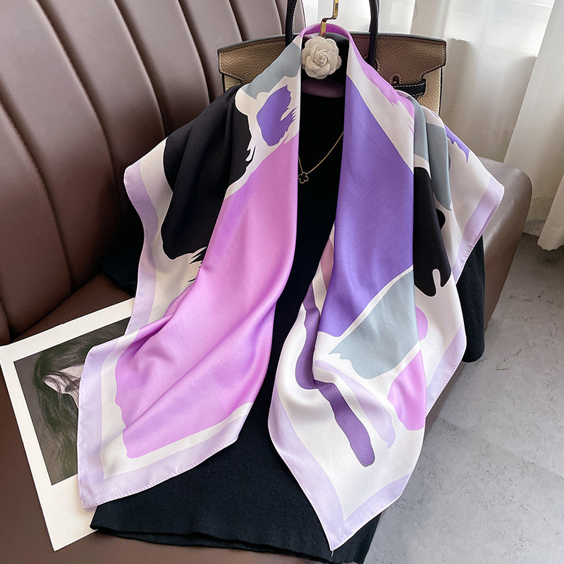 ฮิญาบผ้าไหมผ้าพันคอสี่เหลี่ยมจ - Women Accessories Brands บทวิจารณ์และราคา