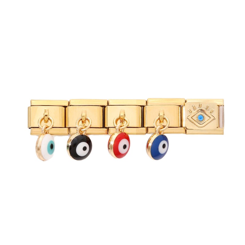 DIY ตาปีศาจ ‌   สร้อยข้อมือสแต - Evil Eye Bracelet บทวิจารณ์และราคา