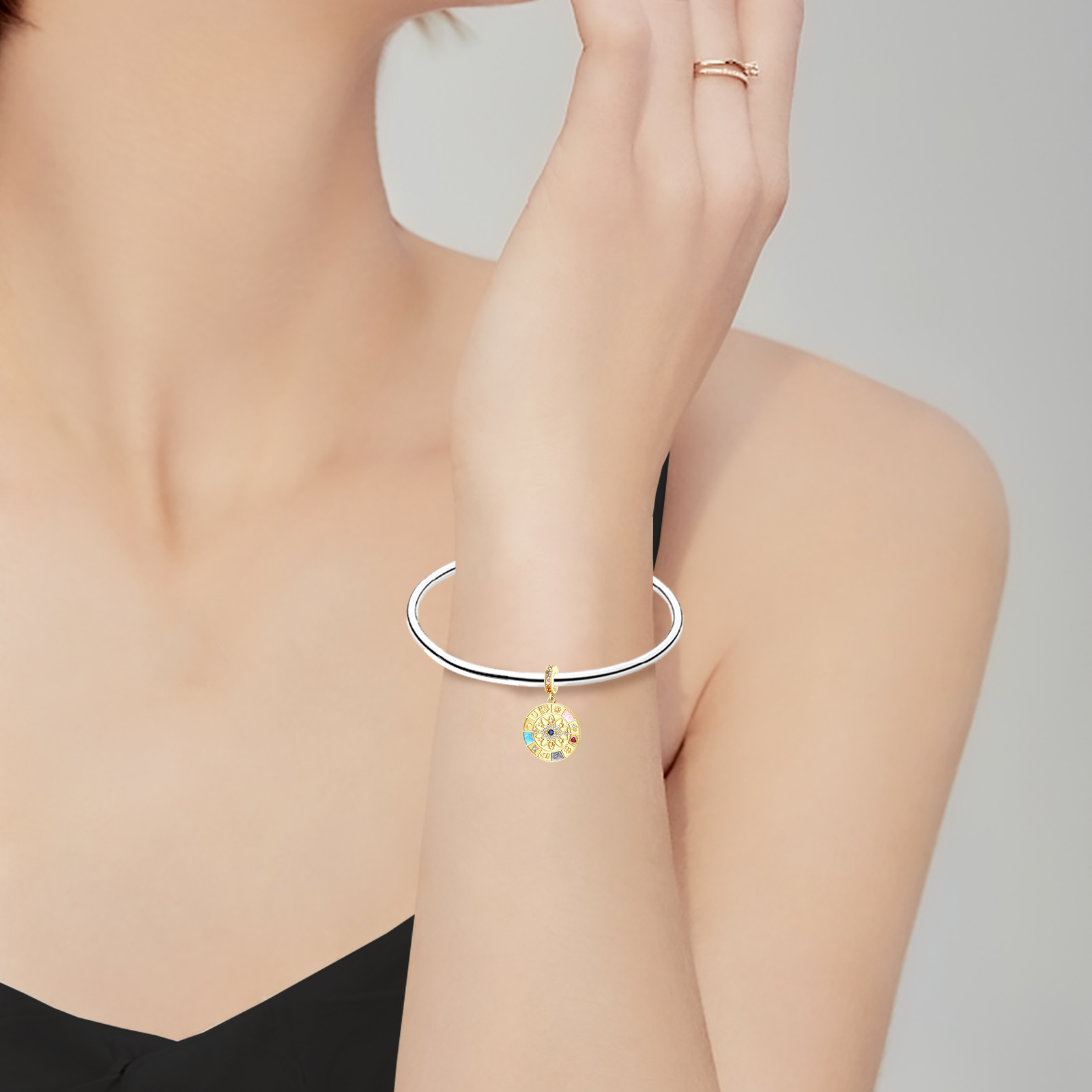 จี้เงินแท้ 925 รูปตาปีศาจ เครื - Evil Eye Bracelet บทวิจารณ์และราคา